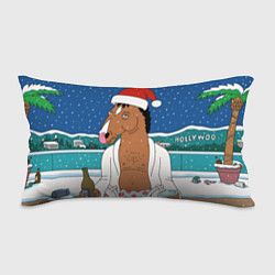 Подушка-антистресс Новогодний Конь Боджек