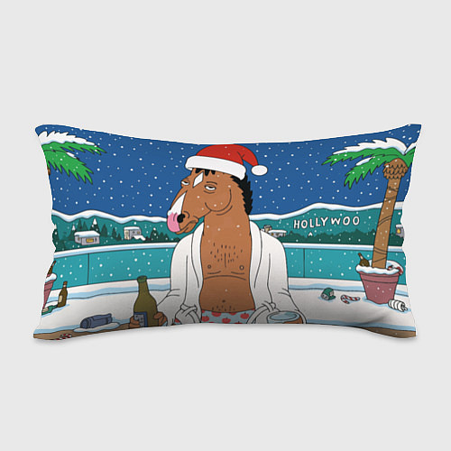 Подушка-антистресс Новогодний Конь Боджек / 3D-принт – фото 2