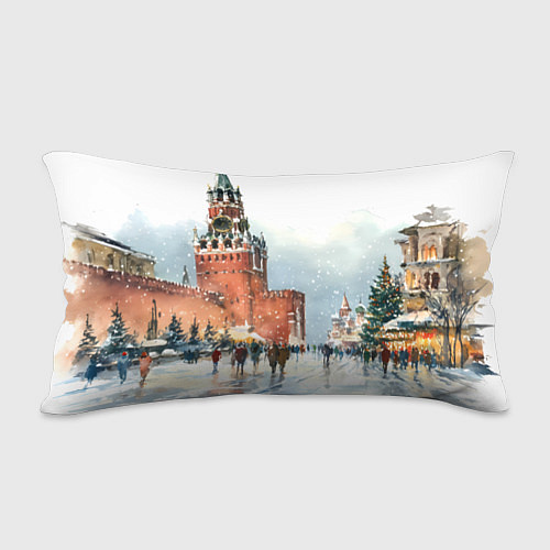 Подушка-антистресс Новогодний Кремль / 3D-принт – фото 2