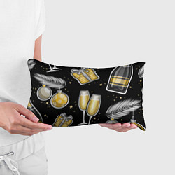 Подушка-антистресс Новогодний вайб, цвет: 3D-принт — фото 2