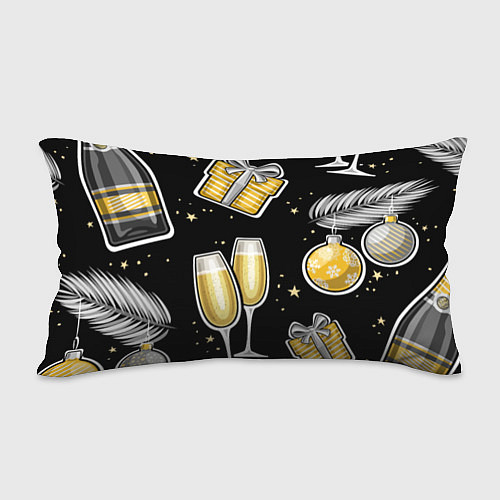 Подушка-антистресс Новогодний вайб / 3D-принт – фото 2