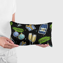 Подушка-антистресс Новогодний вайб, цвет: 3D-принт — фото 2