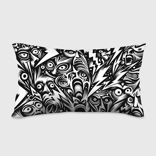 Подушка-антистресс Lightnings and faces - ai art fantasy / 3D-принт – фото 2