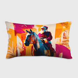 Подушка-антистресс Дед Мороз на коне