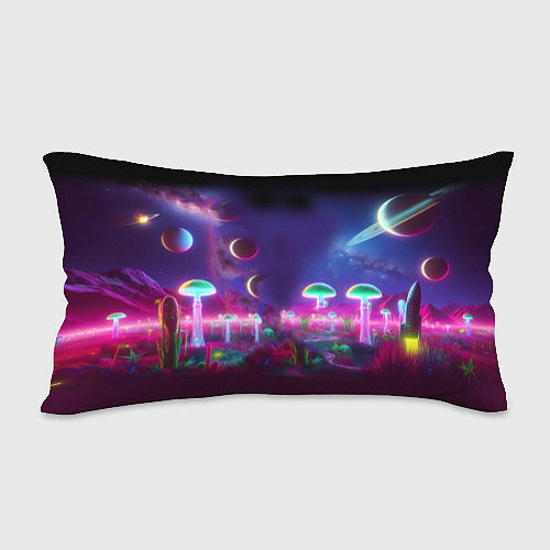 Подушка-антистресс Космонавт Шрук в неоновом скафандре на загадочной / 3D-принт – фото 2