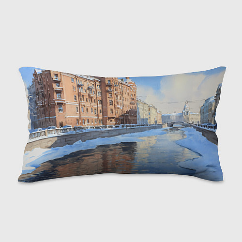 Подушка-антистресс Зимний Санкт-Петербург / 3D-принт – фото 2