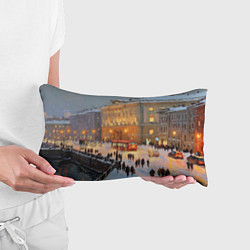 Подушка-антистресс Предновогодний Санкт-Петербург, цвет: 3D-принт — фото 2