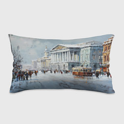 Подушка-антистресс Зимний Питер красками