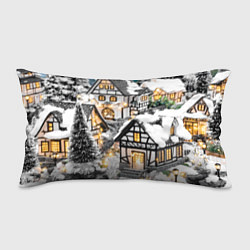Подушка-антистресс Объемные новогодние дома