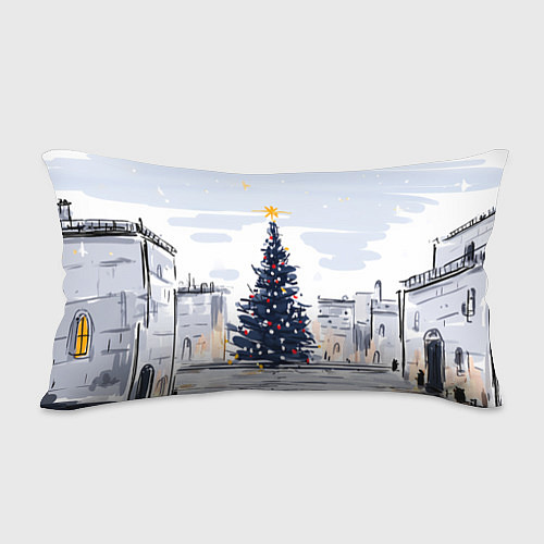 Подушка-антистресс Новый год минимализм / 3D-принт – фото 2