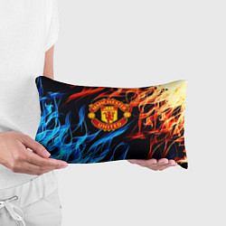 Подушка-антистресс Манчестер Юнайтед огонь битва, цвет: 3D-принт — фото 2