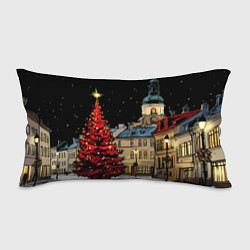 Подушка-антистресс Красная новогодняя елка