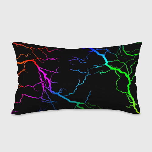 Подушка-антистресс Манчестер Юнайтед неоновые молнии / 3D-принт – фото 2