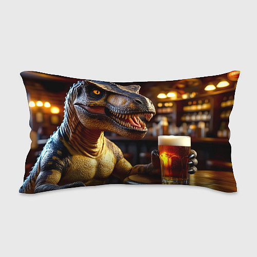 Подушка-антистресс Тирекс в пивбаре / 3D-принт – фото 2