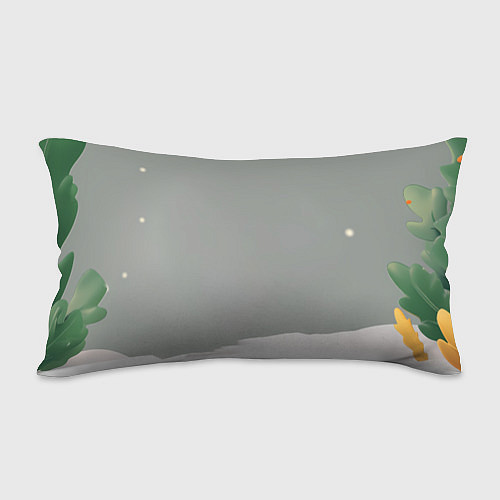 Подушка-антистресс Новогодняя лошадка хипстер / 3D-принт – фото 2