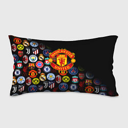 Подушка-антистресс Манчестер логотипы команд, цвет: 3D-принт