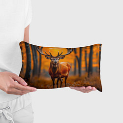 Подушка-антистресс Осенний лес с оленем, цвет: 3D-принт — фото 2