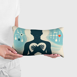 Подушка-антистресс Сердце донора, цвет: 3D-принт — фото 2