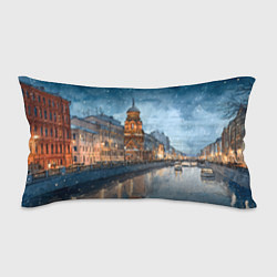 Подушка-антистресс Санкт-Петербург зимний город