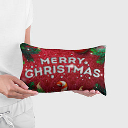 Подушка-антистресс Счастливого Рождества, цвет: 3D-принт — фото 2