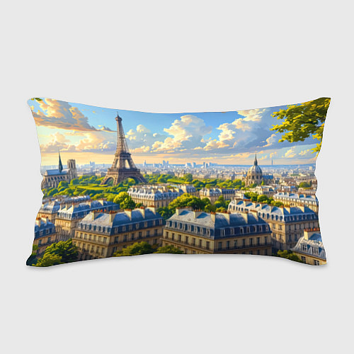 Подушка-антистресс Золотой Париж взгляд с высоты / 3D-принт – фото 2