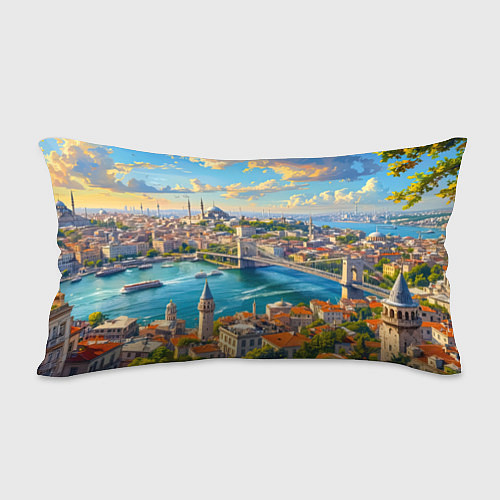 Подушка-антистресс Сплетение эпох над Босфором / 3D-принт – фото 2