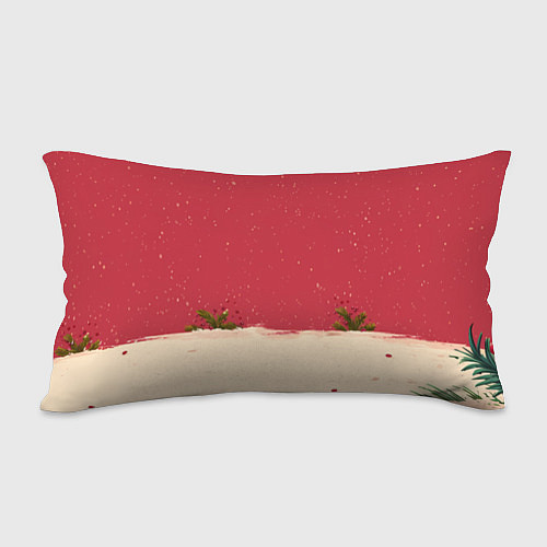 Подушка-антистресс Новогодняя лошадка с прищуренным взглядом / 3D-принт – фото 2