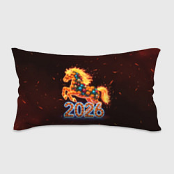 Подушка-антистресс Праздничная лошадь, цвет: 3D-принт