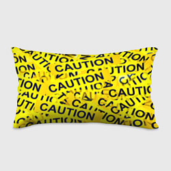 Подушка-антистресс Caution, цвет: 3D-принт