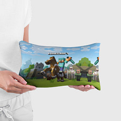 Подушка-антистресс Minecraft Rider, цвет: 3D-принт — фото 2