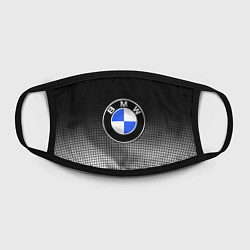 Маска для лица BMW 2018 Black and White IV, цвет: 3D-принт — фото 2