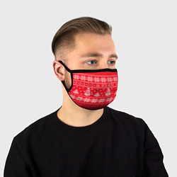 Маска для лица Новогодний Иван, цвет: 3D-принт
