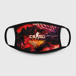 Маска для лица CS GO, цвет: 3D-принт — фото 2