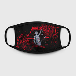 Маска для лица Metallica цвета 3D-принт — фото 2