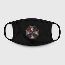 Маска для лица Umbrella Corporation, цвет: 3D-принт — фото 2