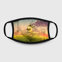 Маска для лица Детектив Пикачу, цвет: 3D-принт — фото 2