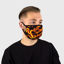 Маска для лица ОГНЕННОЕ ТАТУ ДРАКЕНА DRAKEN FIRE TATTOO, цвет: 3D-принт