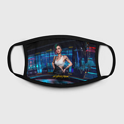Маска для лица Judy Джуди Cyberpunk 2077, цвет: 3D-принт — фото 2