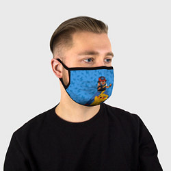 Маска для лица Эш Кетчум и Пикачу, цвет: 3D-принт