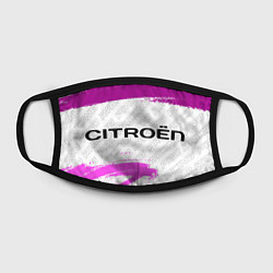 Маска для лица Citroen pro racing: надпись и символ, цвет: 3D-принт — фото 2