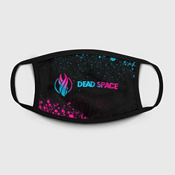 Маска для лица Dead Space - neon gradient: надпись и символ, цвет: 3D-принт — фото 2