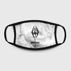 Маска для лица Skyrim с потертостями на светлом фоне, цвет: 3D-принт — фото 2