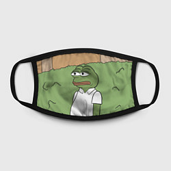 Маска для лица Pepe Gomer прячется в кусты, цвет: 3D-принт — фото 2