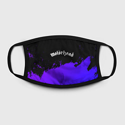 Маска для лица Motorhead purple grunge, цвет: 3D-принт — фото 2