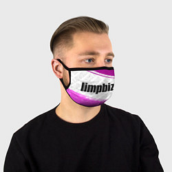 Маска для лица Limp Bizkit rock legends: надпись и символ, цвет: 3D-принт