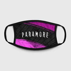 Маска для лица Paramore rock legends: надпись и символ, цвет: 3D-принт — фото 2