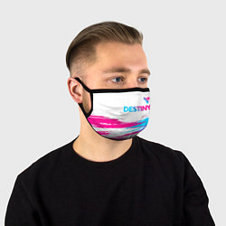 Маска для лица Destiny neon gradient style посередине, цвет: 3D-принт