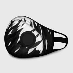 Маска с клапаном Black & white, цвет: 3D-черный — фото 2