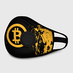 Маска с клапаном Bitcoin Master, цвет: 3D-черный — фото 2