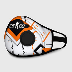 Маска с клапаном CS:GO Techno Asiimov, цвет: 3D-черный — фото 2
